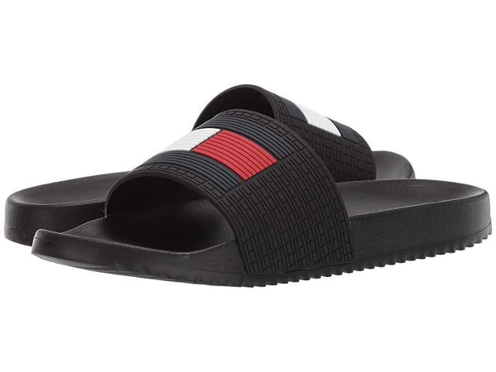 Tommy Hilfiger Rogan (black Multi) Men's Slide Shoes