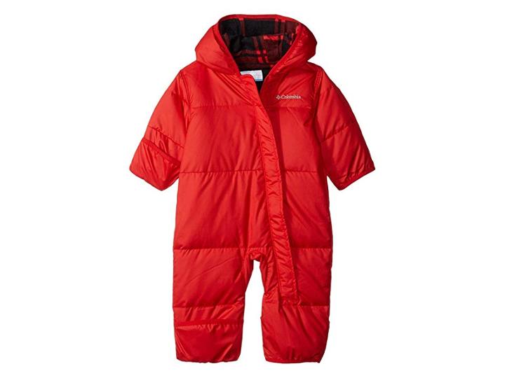 Columbia Kids Snuggly Bunnytm Bunting (infant) (red Spark/red Spark Plaid) Kid's Jumpsuit & Rompers One Piece