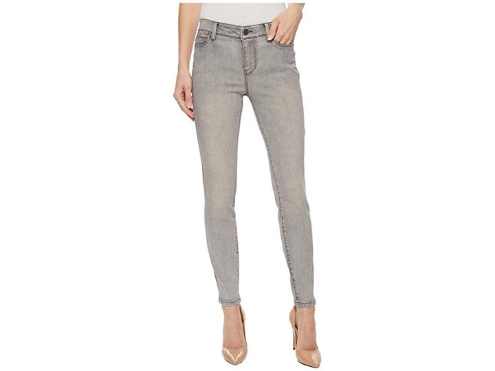 Liverpool Penny Ankle Skinny In Soft Stretch Denim In Ashville (ashville) Women's Jeans