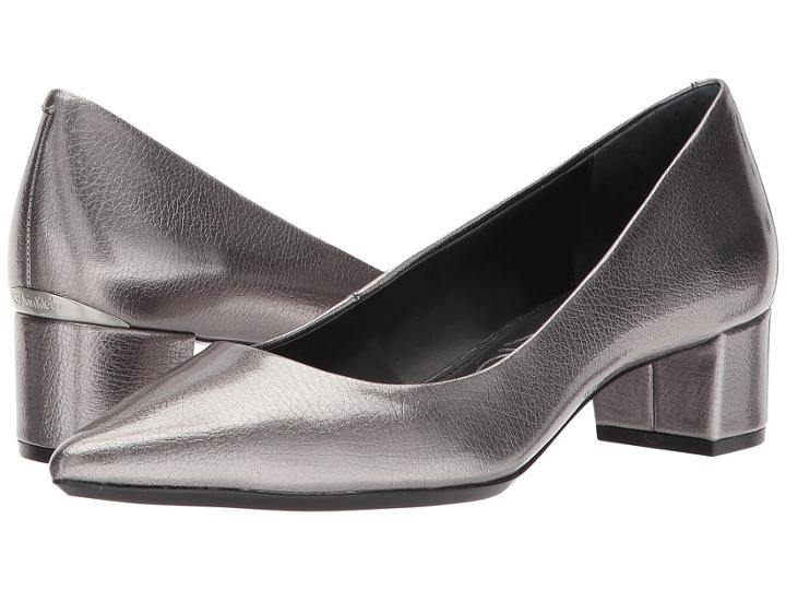 Calvin Klein Genoveva Pump (pewter) Women's Shoes