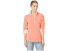 Columbia Glacialtm Iv 1/2 Zip (melonade/light Bisque) Women's Clothing