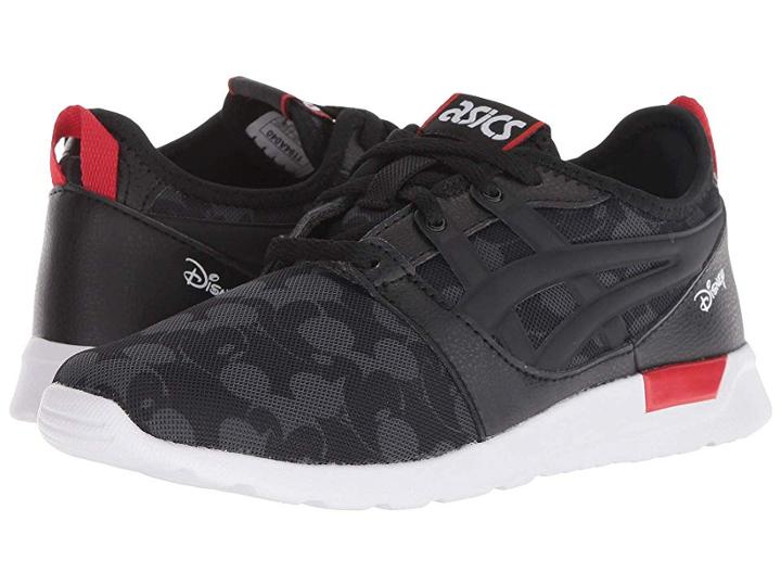 Asics Kids Tiger Gel-lyte Hikari Mickey Mouse (toddler/little Kid) (black) Kids Shoes