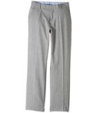 Tommy Hilfiger Kids Stretch Sharkskin Pants (big Kids) (light Grey) Boy's Casual Pants