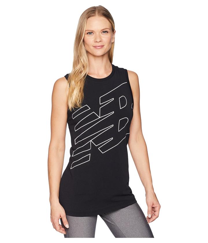 New Balance Athletics Tank Top (black) Women's Sleeveless