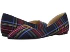 Cl By Laundry Hiromi (navy/red Glen Plaid) Women's Shoes