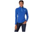 The North Face Glacier 1/4 Zip Fleece Top (sodalite Blue) Women's Fleece