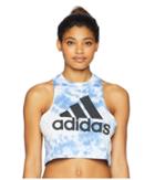 Adidas Festival Crop Top (white/hi-res Blue/carbon) Women's Sleeveless
