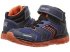 Geox Kids Android Boy 18 (little Kid/big Kid) (navy/orange) Boy's Shoes