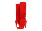 Steve Madden Carrie (red Suede) Women's Pull-on Boots