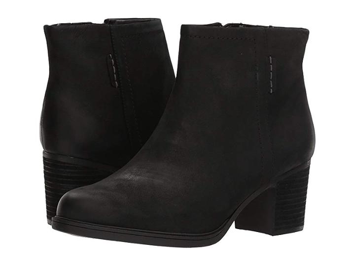 Rockport Cobb Hill Collection Cobb Hill Natashya Bootie (black Nubuck) Women's Shoes