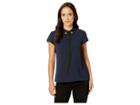 Cece Short Sleeve Embellished Collar W/ Bow Blouse (caviar) Women's Blouse