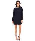 Jessica Simpson Satin Back Crepe Dress (peacoat) Women's Dress
