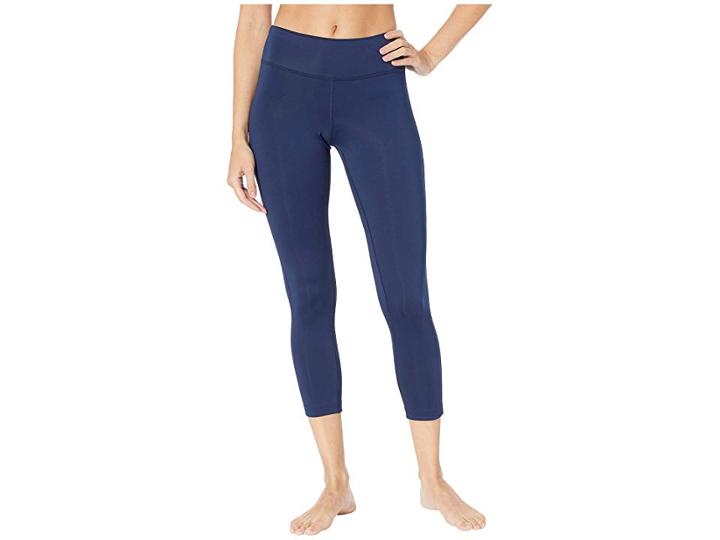 Reebok Workout Ready 7/8 Tights (collegiate Navy/collegiate Navy) Women's Casual Pants