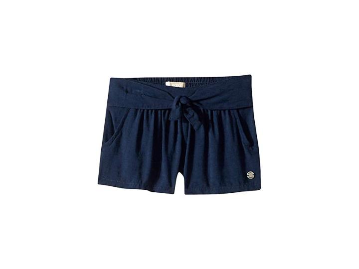 Roxy Kids Fallen Tree Shorts (toddler/little Kids/big Kids) (dress Blues) Girl's Shorts