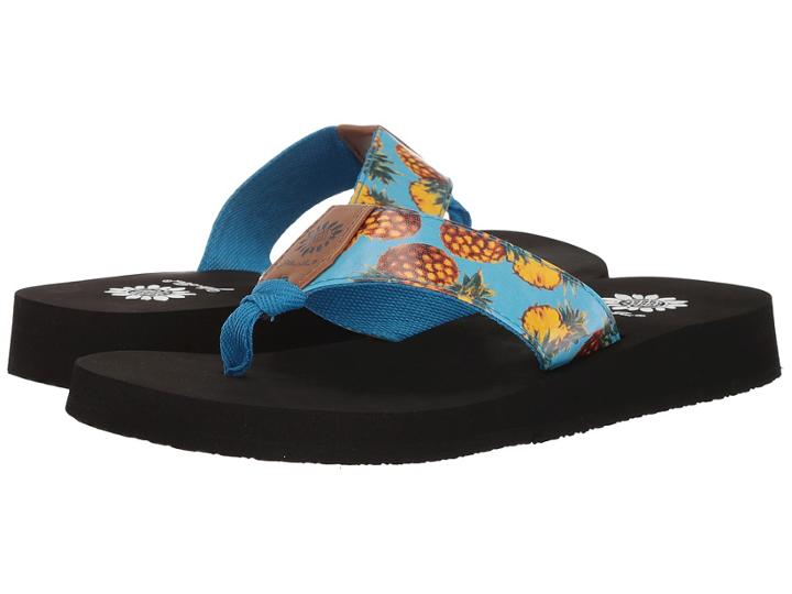 Yellow Box Pina Colada (blue) Women's Sandals