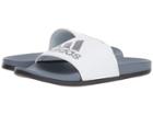Adidas Adilette Cf+ Logo (raw Steel/white/black) Men's Slide Shoes