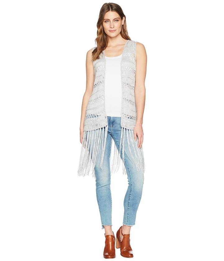 Rock And Roll Cowgirl Vest 49v5598 (grey) Women's Vest