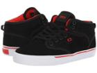Globe Motley Mid (little Kid/big Kid) (black Suede/white) Men's Skate Shoes