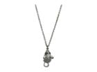 Vivienne Westwood Man Mouse Pendant Necklace (black Cz/black/ruthenium) Necklace