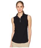 Jamie Sadock Pucker Up Textured Sleeveless Top (jet Black) Women's Sleeveless