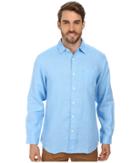 Tommy Bahama Sea Glass Breezer Long Sleeve Shirt (blue Yonder) Men's Long Sleeve Button Up