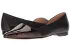 Cole Haan Amalia Skimmer (brown/tortoise/black Patent) Women's Flat Shoes