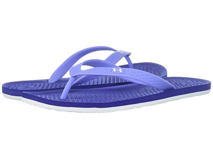 Under Armour Atlantic Dune (formation Blue/talc Blue/white) Women's Sandals