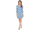 Lilly Pulitzer Upf 50+ Sophie Dress (deep Indigo Joy Ride) Women's Dress
