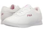 Fila Memory Viable (white/white/sugarplum) Women's Shoes