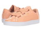 Puma Basket Heart Patent (dusty Coral/dusty Coral) Women's Shoes