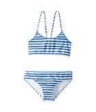 Seafolly Kids Sapphire Coast Stripe Tankini Set (little Kids/big Kids) (hawaii Blue) Girl's Swimwear Sets