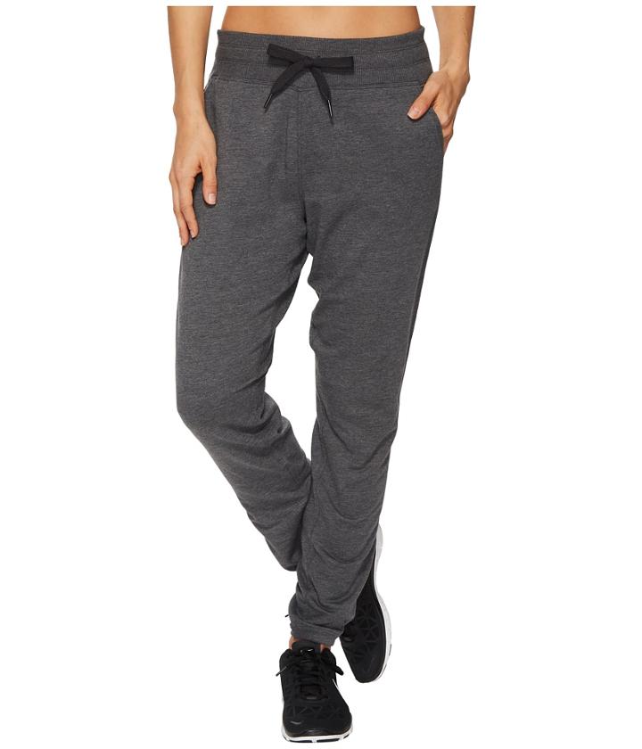 Tasc Performance Bliss Fleece Pants (black Heather) Women's Casual Pants