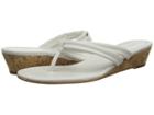 Bernardo Miami Wedge (white Calf/white Calf) Women's Wedge Shoes