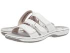 Clarks Brinkley Coast Boxed (white Synthetic) Women's Sandals