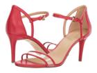 Michael Michael Kors Simone Mid Sandal (bright Red) Women's Sandals