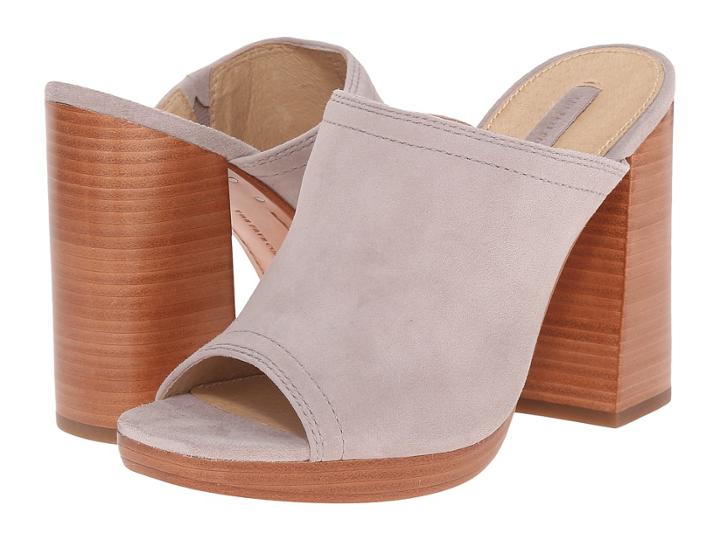 Frye Karissa Mule (cement Suede) High Heels