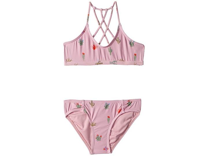 O'neill Kids Cacti Bralette Swim Set (big Kids) (cacti) Girl's Swimwear Sets