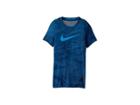 Nike Kids Pro Short Sleeve Fitted Top Aop (little Kids/big Kids) (blue Force) Boy's Clothing