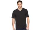 Jockey 92 Poly/8 Span Short Sleeve Sleep Crew (solid Caviar) Men's Short Sleeve Pullover