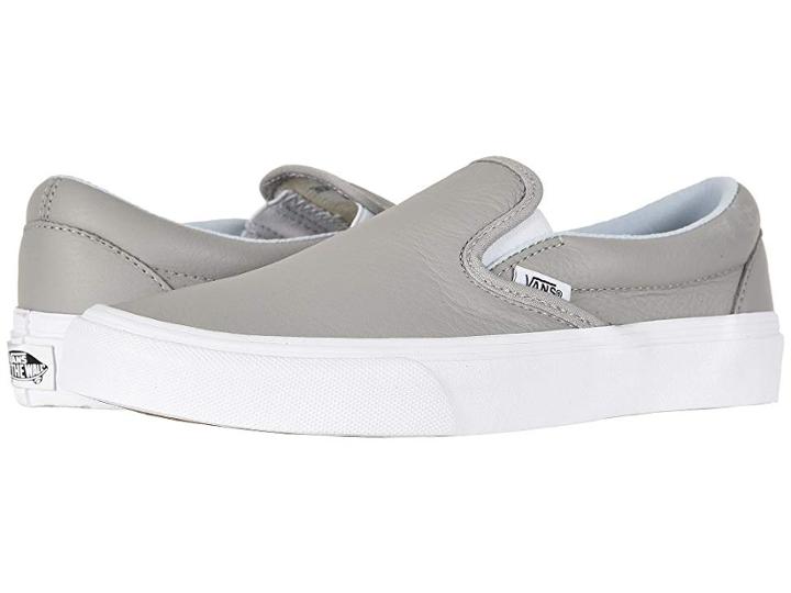 Vans Classic Slip-ontm ((leather) Oxford/drizzle) Skate Shoes