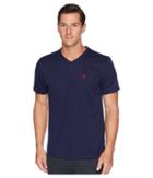 U.s. Polo Assn. Performance V-neck T-shirt (classic Navy) Men's T Shirt