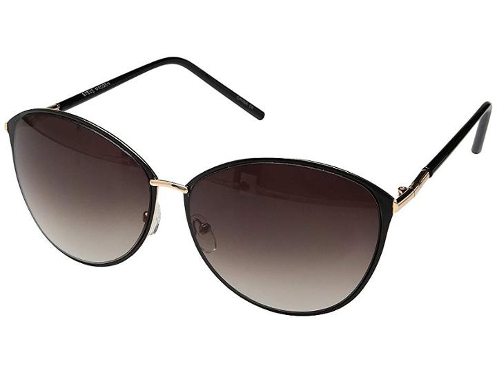 Steve Madden Beverly (black/smoke Gradient Lens) Fashion Sunglasses