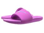 Nike Kids Kawa Slide (little Kid/big Kid) (hyper Magenta/royal Pulse) Girls Shoes