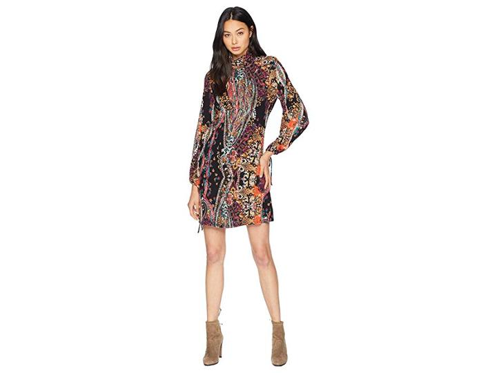 Free People All Dolled Up Mini Dress (black) Women's Dress