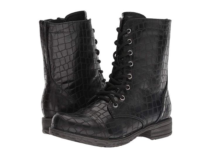 Volatile Avox (black) Women's Lace-up Boots