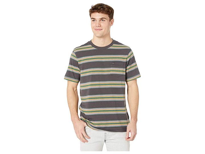 Volcom Idle Crew Short Sleeve (asphalt Black) Men's Short Sleeve Knit