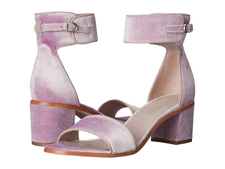 Bernardo Blythe (blush Velvet) Women's Sandals