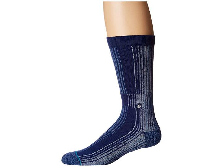 Stance Boombox (navy) Men's Crew Cut Socks Shoes