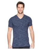 Under Armour Sportstyle Core V-neck Tee (academy/white/academy) Men's T Shirt