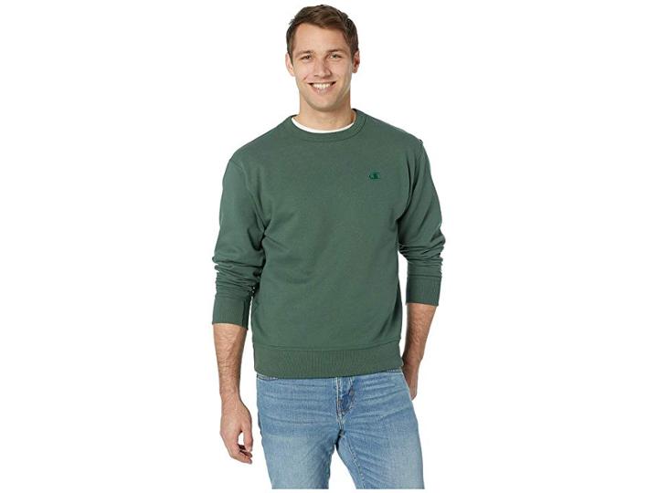 Champion Powerblend Crew (dark Green) Men's Clothing